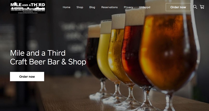 Order Online from Mile and a Third | Buy Craft Beer Online
